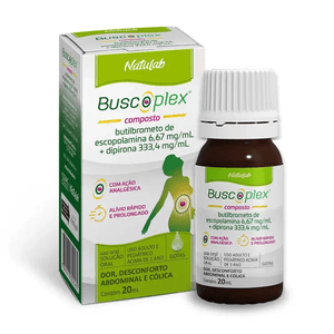 Buscoplex Composto 333.4MG/ML + 6.67MG/ML Solução oral (gotas) - Frasco com 20 mL